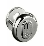 Броненакладка CISA на цилиндр 06.460.51.18 (ХРОМ)